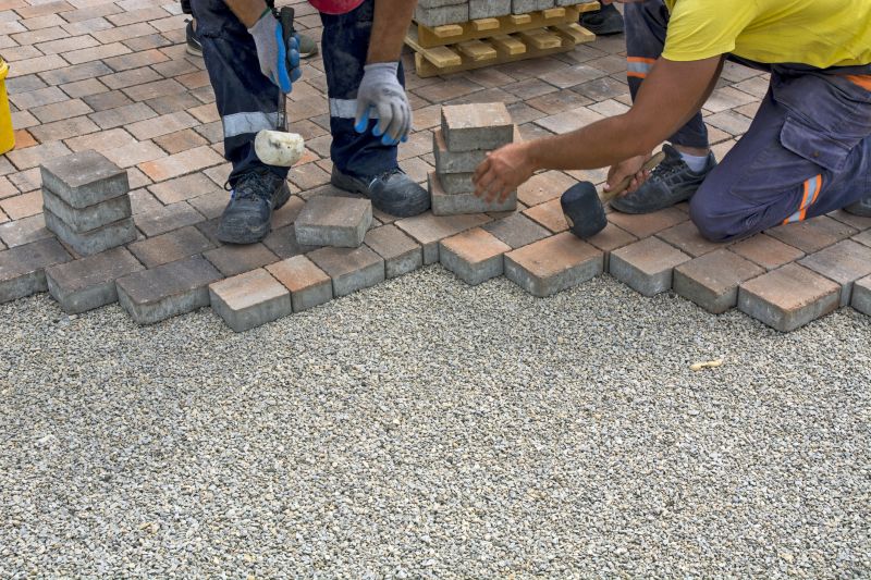 Clay Pavers Installation
