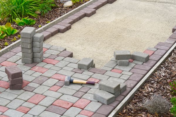 Brick Pathway Construction